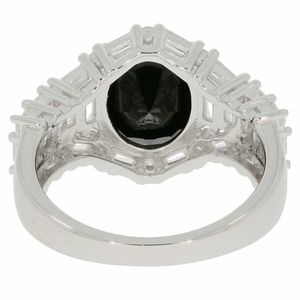 Sterling Silver Semi Mount Ring Setting OV 11X9mm 112664 - Syzjewelry