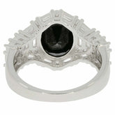 Sterling Silver Semi Mount Ring Setting OV 11X9mm 112664 - Syzjewelry