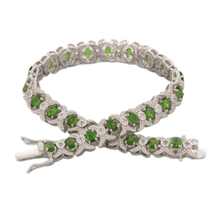 Sterling Silver Semi Mount Tennis Bracelet Setting Oval 0 5X3mm Solid - Syzjewelry