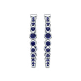 Platinum Semi Mount Earrings Setting Round Ro 2x2mm Syz Jewelry