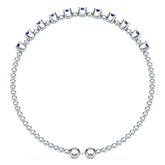 Sterling Silver Semi Mount Bracelet Setting Round Ro 2x2mm Syz Jewelry