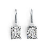 Sterling Silver Semi Mount Earrings Setting Emerald OCT 10X8mm DHJ