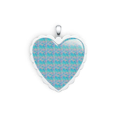 Sterling Silver Semi Mount Pendant Setting Round RD 4X4mm HT 32X32mm Syzjewelry
