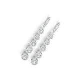 10K Gold Semi Mount Earrings Setting Round RD 5.5mm DHJ