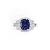 10K 14K Gold or 14K Gold Semi Mount Ring Setting Cushion Cu 10x8mm Diamond Accent Syzjewelry