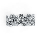Sterling Silver Semi Mount Ring Setting Round Ro 6x6mm DHJ
