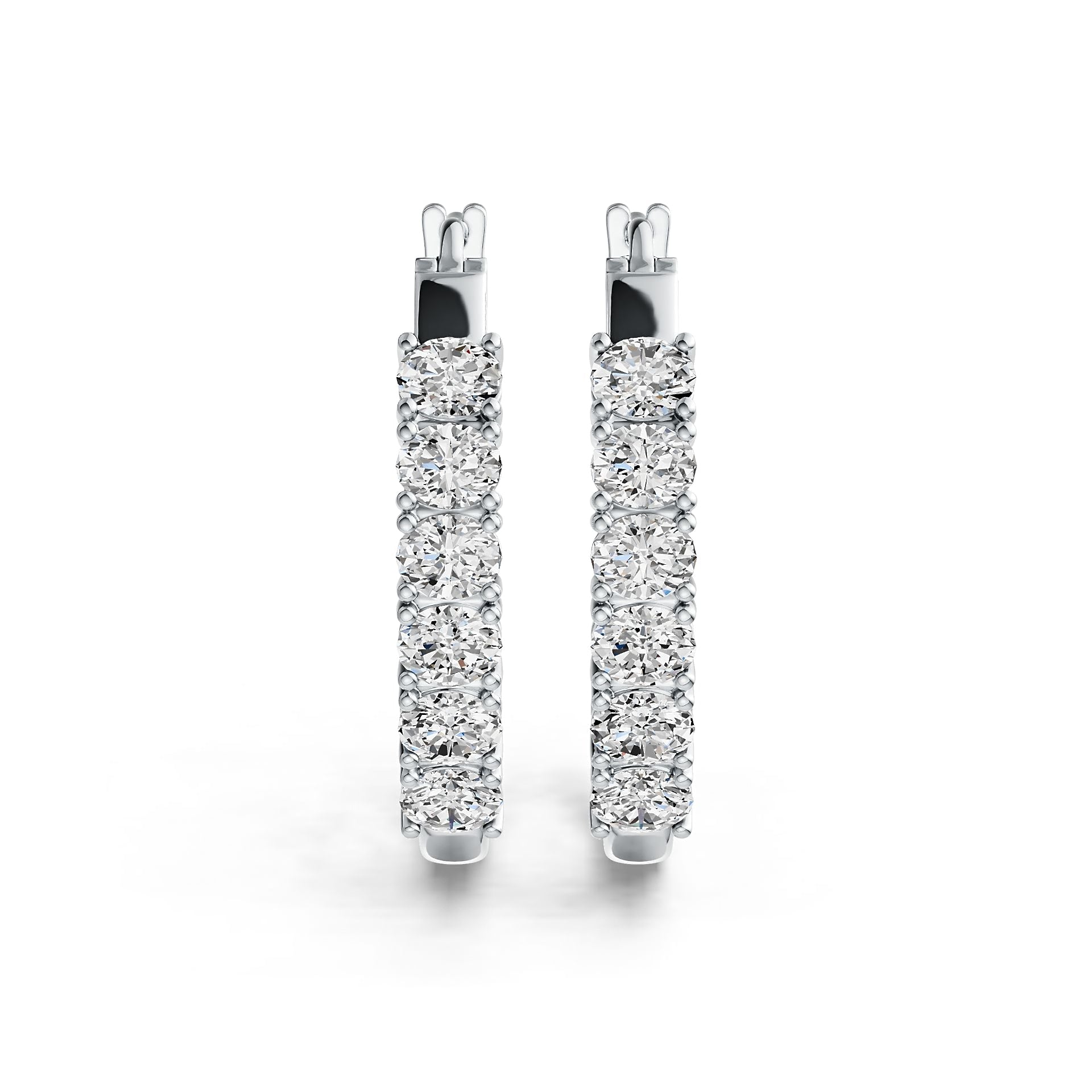 Sterling Silver Semi Mount Earrings Setting Oval OV 5X4mm DHJ