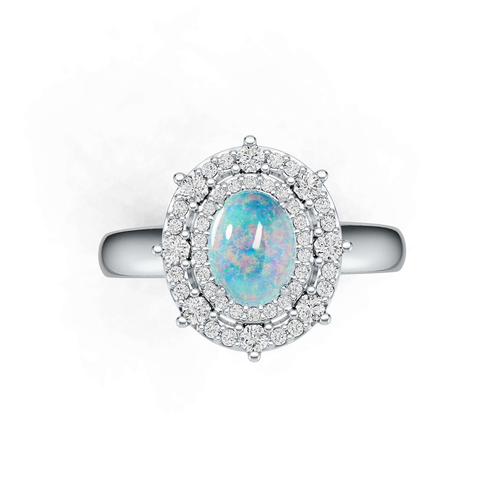 Sterling Silver Semi Mount Ring Setting Oval OV 8X6mm Cabochon DHJ