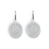 Sterling Silver Semi Mount Earrings Setting Round RD 2.6x2.6mm DHJ