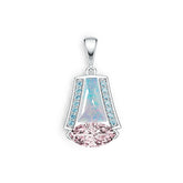 Sterling Silver Semi Mount Pendant Setting Marquise MQ 12X6mm DHJ