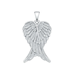 Platinum Semi Mount Pendant Setting Round Ro 6x6mm Syz Jewelry