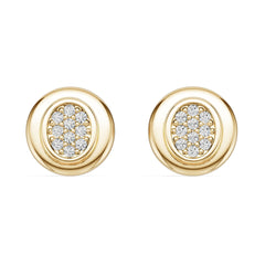 Sterling Silver Semi Mount Earrings Setting Round Ro 6x6mm DHJ