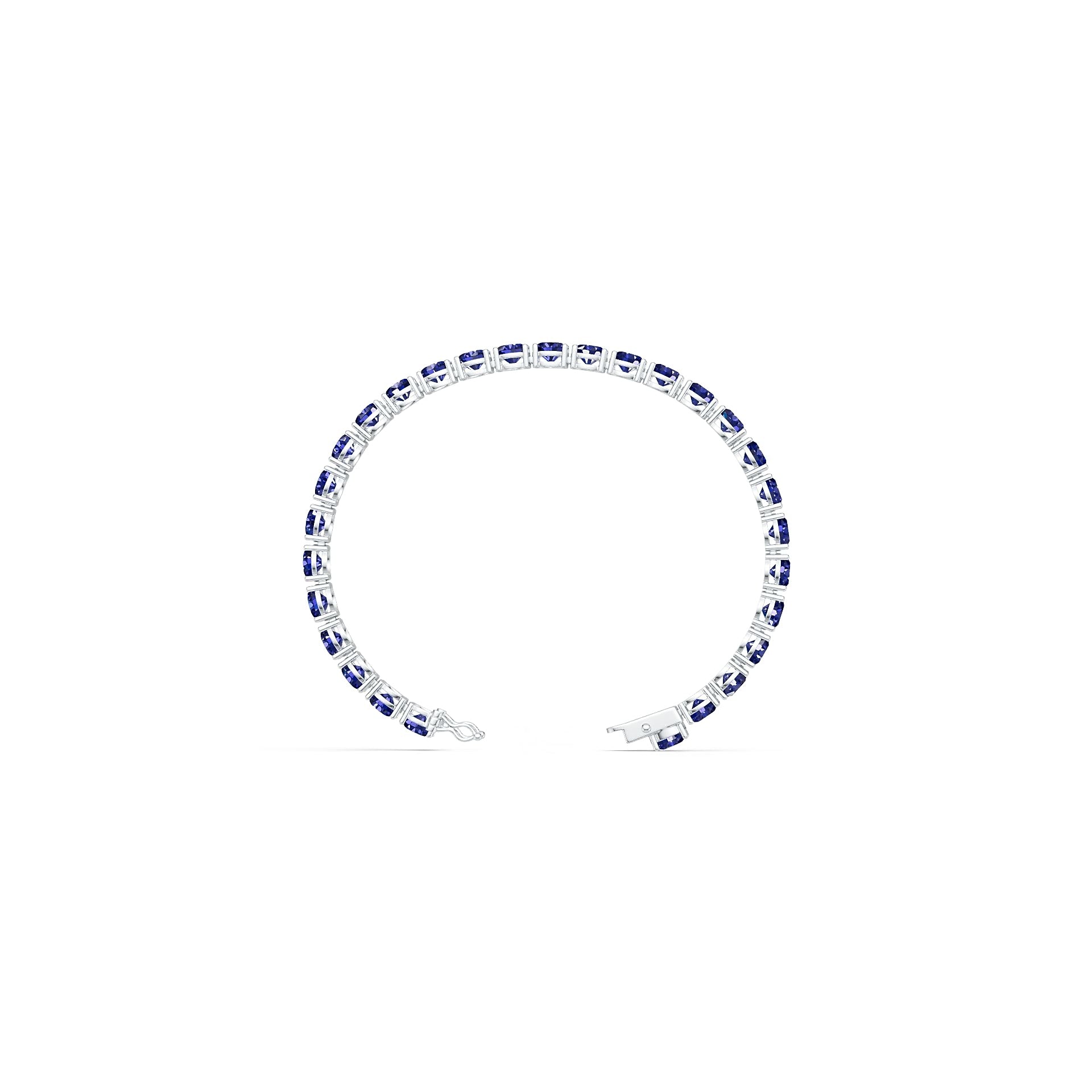 Sterling Silver Tennis Bracelet Semi Mount Setting Round RD 6.5x6.5mm Syzjewelry