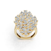 14K Gold Semi Mount Ring Setting Pear Pe 5x3mm Diamond Accent Syz Jewelry