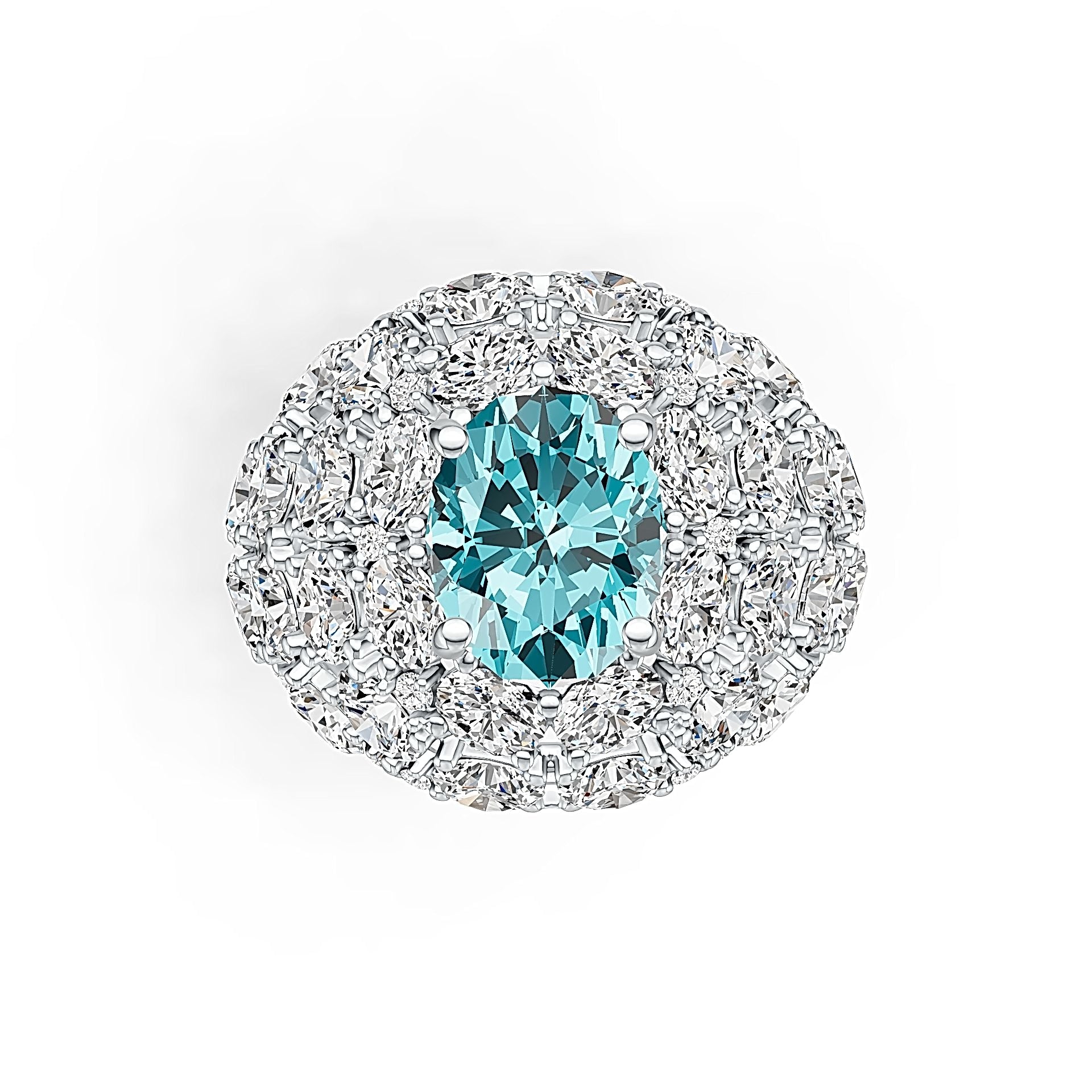 Sterling Silver Semi Mount Ring Setting Oval OV 10X8mm DHJ