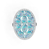 Platinum Semi Mount Ring Setting Round Ro 6x6mm Syz Jewelry