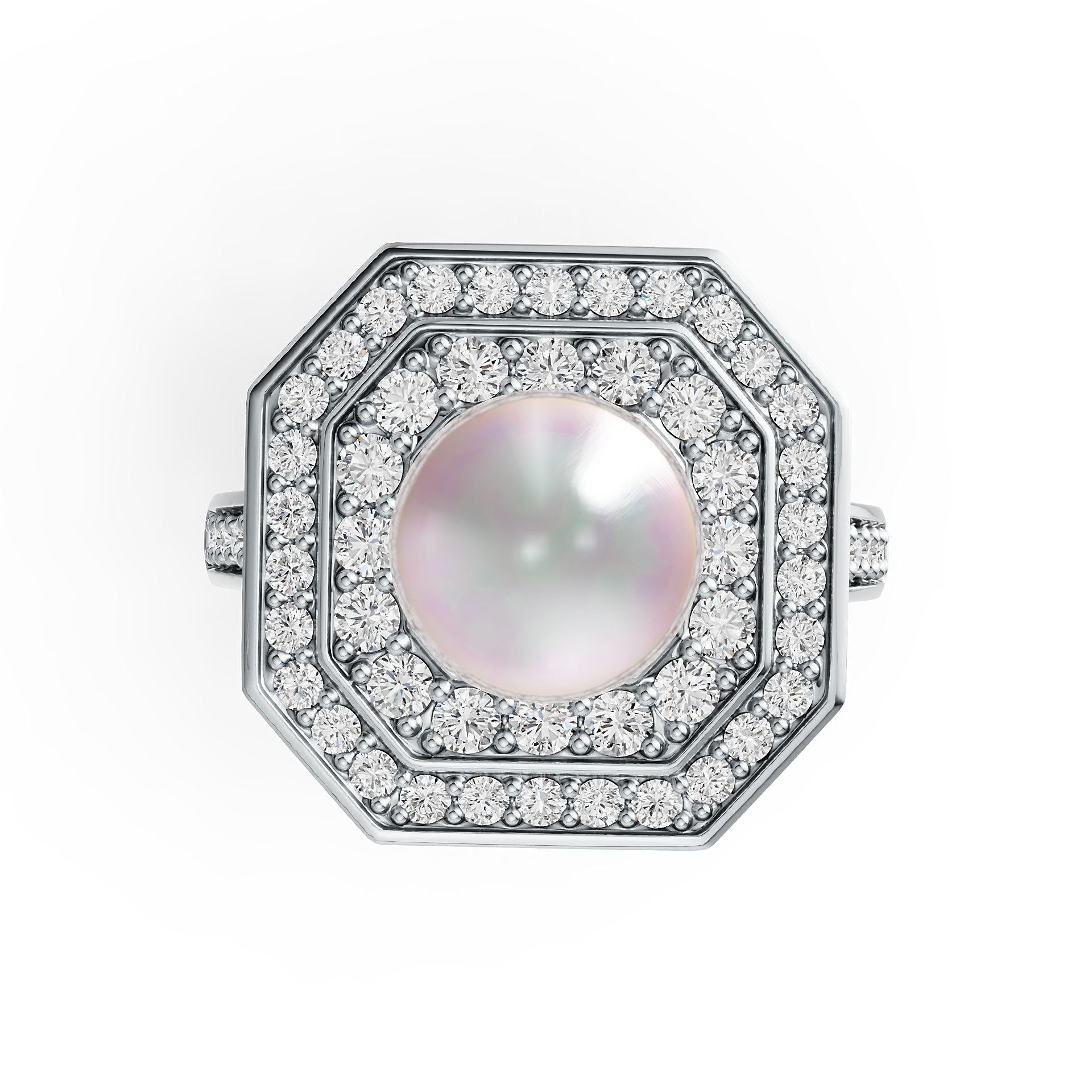 Sterling Silver Semi Mount Ring Setting Round RD 8.5mm DHJ
