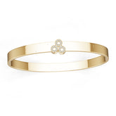 14K Gold Semi Mount Bracelet Setting Round Ro 6x6mm Syz Jewelry