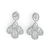 Sterling Silver Semi Mount Earrings Setting Round RD 6x6mm DHJ