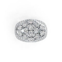 Sterling Silver Semi Mount Ring Setting Oval OV 4X3mm DHJ