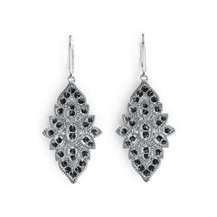 14K Gold Dangling Earrings with or Moissanite Diamond Accent DHJ