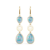10K Gold Semi Mount Earrings Setting Round Ro 14x10mm Syz Jewelry
