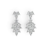 14K Gold Semi Mount Earrings Setting Pear PE 6X4mm PE 5X4mm DHJ
