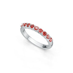 10K Gold Semi Mount Ring Setting Round RD 2.5x2.5mm 9 Stone Ring DHJ