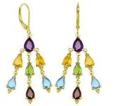 14K Gold Semi Mount Earrings Setting Pear PE 8X6mm PE 7X5mm DHJ