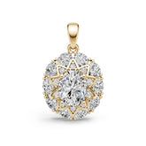 Sterling Silver Semi Mount Pendant Setting Oval OV 9X7mm Syzjewelry