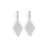 10K Gold Semi Mount Earrings Setting Round RD 1.1mm Moissanite Accent DHJ