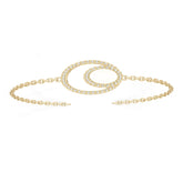 14K Gold Semi Mount Bracelet Setting Round Ro 1x1mm Syz Jewelry