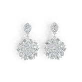 Sterling Silver Semi Mount Earrings Setting Pear PE 5X3mm PE 4X3mm DHJ