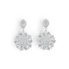 Sterling Silver Semi Mount Earrings Setting Pear PE 5X3mm PE 4X3mm DHJ