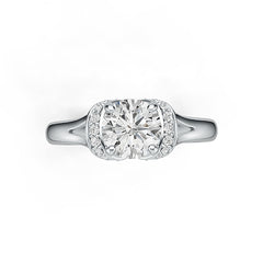 Sterling Silver Semi Mount Ring Setting Round RD 6.5x6.5mm Syzjewelry