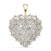 Platinum Semi Mount Pendant Setting Pear Pe 5x3mm Syz Jewelry