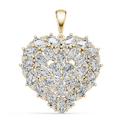 Platinum Semi Mount Pendant Setting Pear Pe 5x3mm Syz Jewelry
