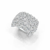 10K Gold Semi Mount Ring Setting Round RD 3.5x3.5mm DHJ
