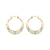 10K Gold Semi Mount Earrings Setting Round Ro 5x5mm Syz Jewelry