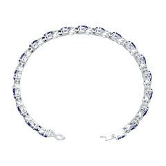 18K Gold Semi Mount Bracelet Setting Pear Pe 6x4mm Syz Jewelry