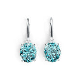 10K Gold Semi Mount Earrings Setting Oval OV 12X10mm DHJ