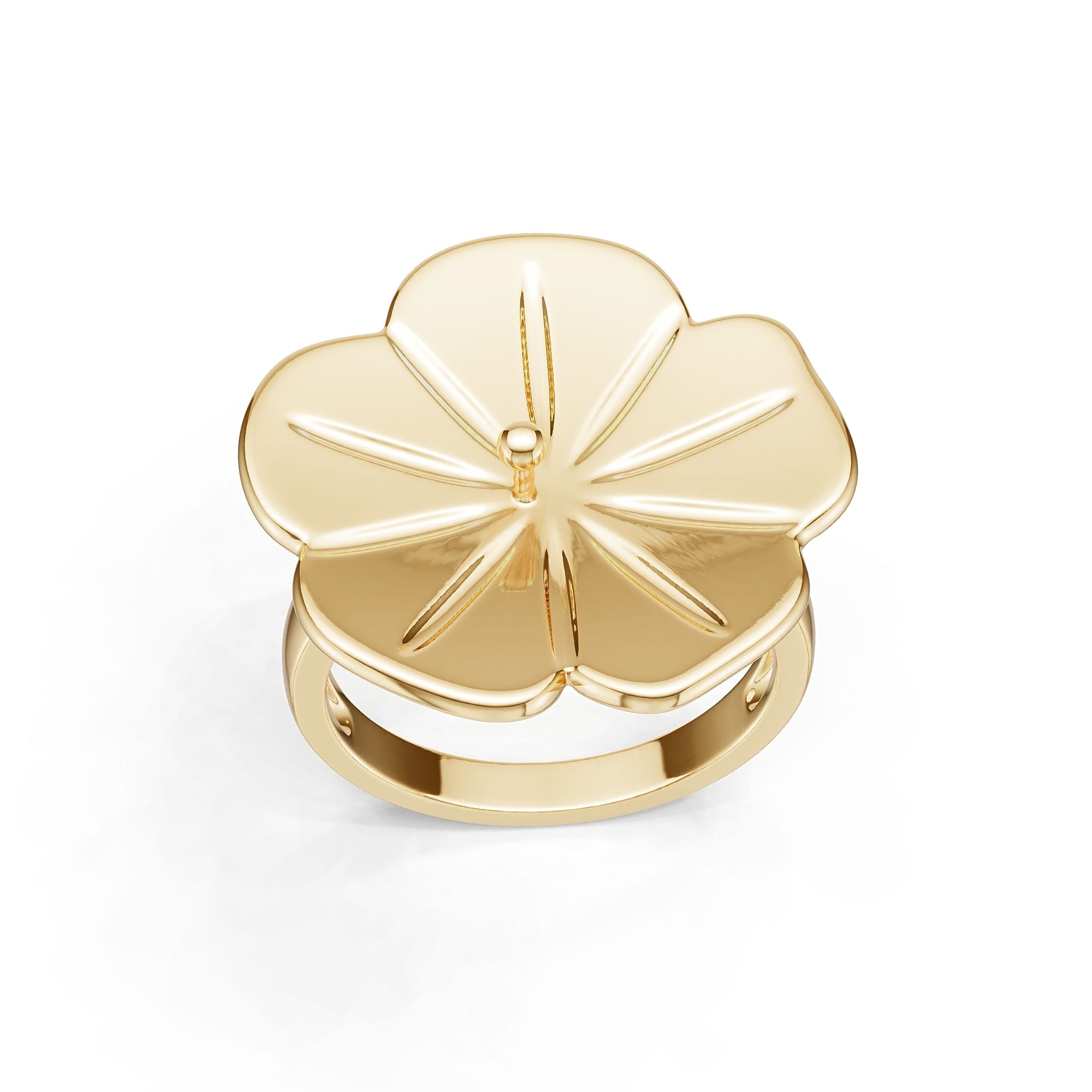 18K Gold Semi Mount Ring Setting Round Ro 6x6mm Syz Jewelry
