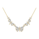Platinum Semi Mount Necklace Setting Marquise Ma 6x3mm Diamond Accent Syz Jewelry