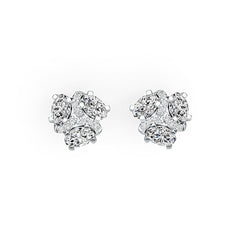 Sterling Silver Semi Mount Earrings Setting Oval OV 6X4mm DHJ