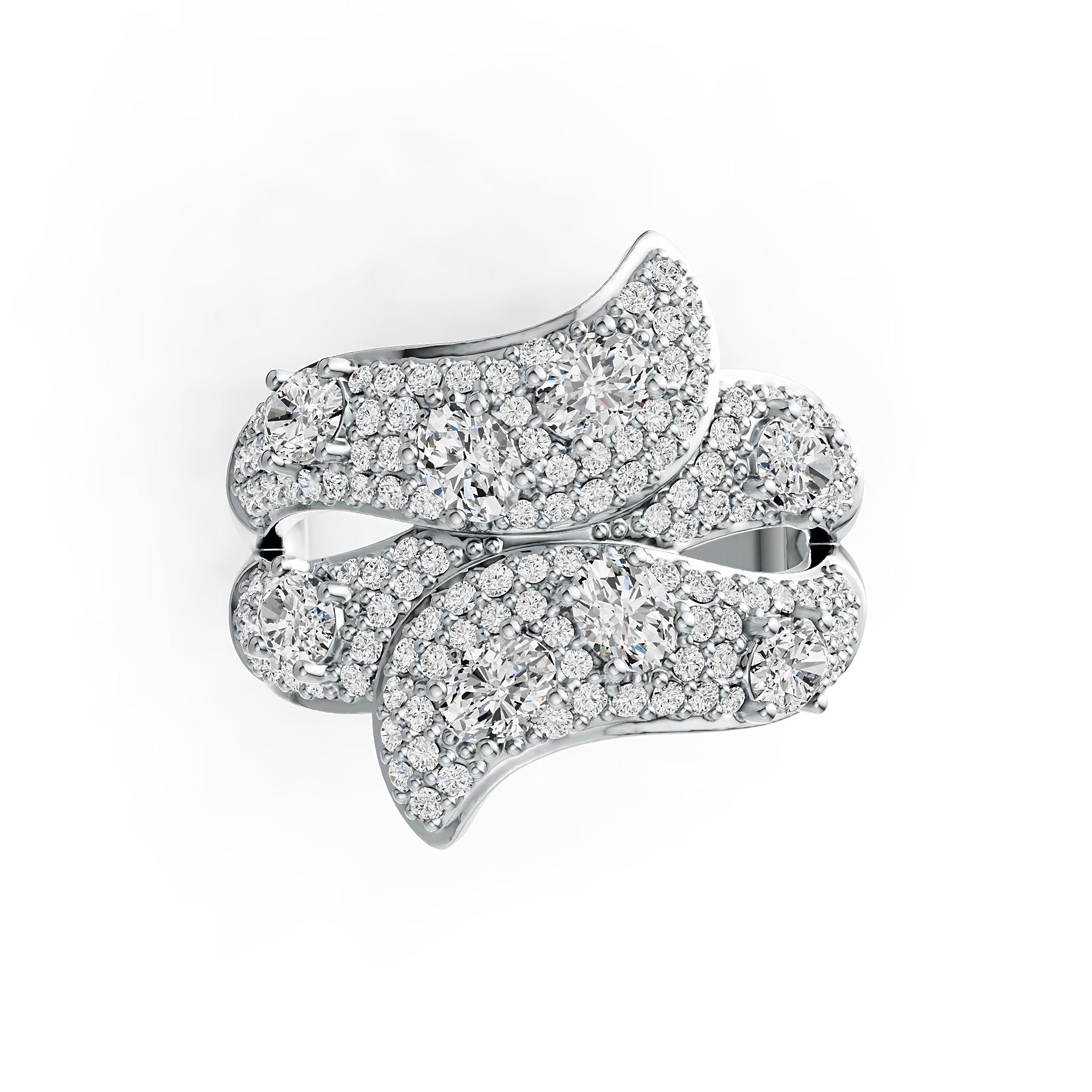 Sterling Silver Semi Mount Ring Setting Oval OV 4X3mm DHJ