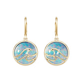 14K Gold Semi Mount Earrings Setting Round Ro 13x13mm Syz Jewelry
