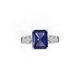 10K 14K Gold or 14K Gold Semi Mount Ring Setting Emerald Em 10x8mm Diamond Accent Syzjewelry