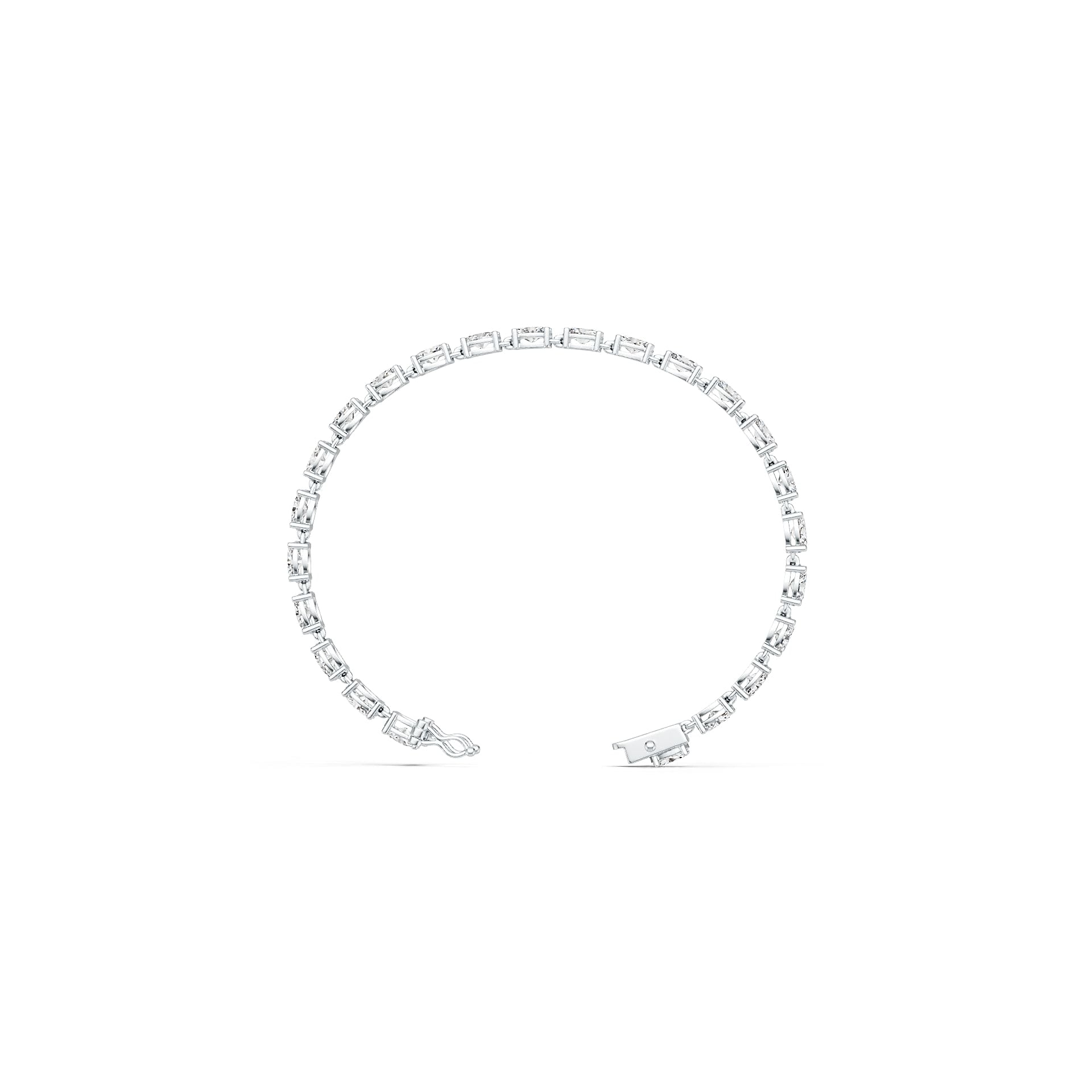 Sterling Silver Semi Mount Bracelet Setting Oval OV 6X4mm DHJ