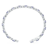 Platinum Semi Mount Bracelet Setting Round Ro 6x4mm Syz Jewelry
