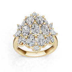 Platinum Semi Mount Ring Setting Round Ro 5x3mm Diamond Accent Syz Jewelry